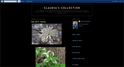 Desktop Screenshot of claudiascollection.blogspot.com