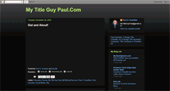 Desktop Screenshot of mytitleguypaul.blogspot.com