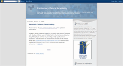Desktop Screenshot of centenarydanceacademy.blogspot.com