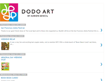 Tablet Screenshot of dodo-art.blogspot.com