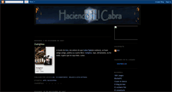 Desktop Screenshot of haciendoelcabra.blogspot.com