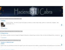 Tablet Screenshot of haciendoelcabra.blogspot.com