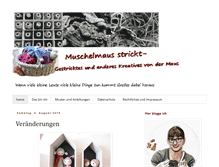 Tablet Screenshot of muschelmausstrickt.blogspot.com