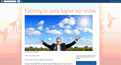 Desktop Screenshot of estrategiasparalograrsusmetas.blogspot.com