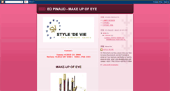 Desktop Screenshot of edpinaudcosmeticeye.blogspot.com