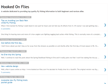 Tablet Screenshot of hooked-on-flies.blogspot.com