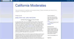 Desktop Screenshot of california-moderate.blogspot.com