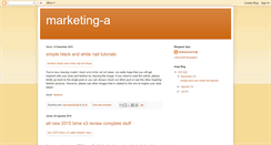 Desktop Screenshot of marketing-a.blogspot.com