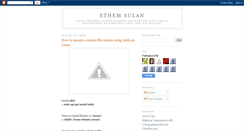 Desktop Screenshot of esulan.blogspot.com