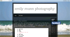 Desktop Screenshot of emilymunnphotography.blogspot.com