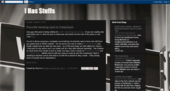 Desktop Screenshot of ihasstuffs.blogspot.com