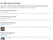 Tablet Screenshot of 18thcenturywoman.blogspot.com