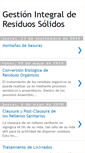 Mobile Screenshot of gestionintegralresiduos.blogspot.com