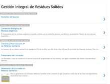 Tablet Screenshot of gestionintegralresiduos.blogspot.com