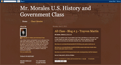 Desktop Screenshot of moraleshistoryclass.blogspot.com