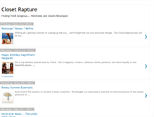 Tablet Screenshot of closetrapture.blogspot.com