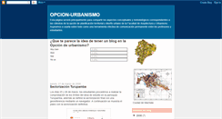 Desktop Screenshot of opcion-urbanismo.blogspot.com