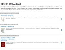 Tablet Screenshot of opcion-urbanismo.blogspot.com