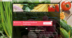 Desktop Screenshot of italianfoodbrisbane.blogspot.com