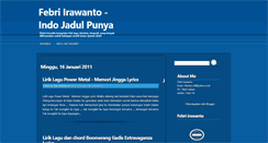 Desktop Screenshot of indojadulpunya.blogspot.com