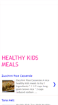 Mobile Screenshot of healthy-kidsmeals.blogspot.com