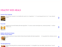 Tablet Screenshot of healthy-kidsmeals.blogspot.com