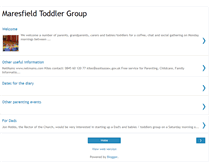 Tablet Screenshot of maresfieldtoddlers.blogspot.com