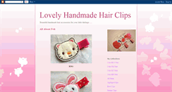 Desktop Screenshot of handmadehairclips.blogspot.com