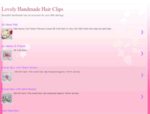 Tablet Screenshot of handmadehairclips.blogspot.com