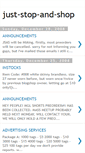 Mobile Screenshot of just-stop-and-shop.blogspot.com