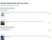 Tablet Screenshot of musicasromanticascomseuamor.blogspot.com