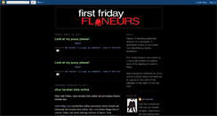 Desktop Screenshot of firstfridayflaneur.blogspot.com