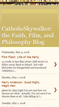 Mobile Screenshot of catholicskywalker.blogspot.com