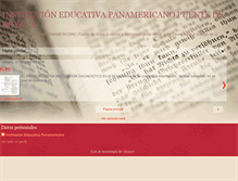 Tablet Screenshot of instpanamericano.blogspot.com
