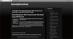 Desktop Screenshot of bywrightonshop.blogspot.com