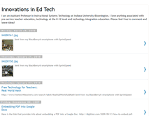 Tablet Screenshot of innovationsinedtech.blogspot.com