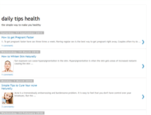 Tablet Screenshot of dailytipshealth.blogspot.com