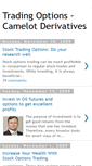 Mobile Screenshot of camelotderivatives.blogspot.com