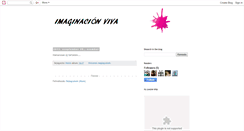 Desktop Screenshot of imaginacionviva.blogspot.com