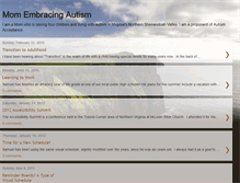 Tablet Screenshot of momembracingautism.blogspot.com