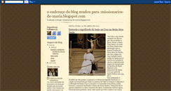 Desktop Screenshot of missionarios-da-alegria.blogspot.com
