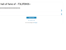 Tablet Screenshot of hall-of-the-fame-teletones.blogspot.com