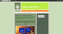 Desktop Screenshot of coyotesutem.blogspot.com