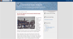 Desktop Screenshot of ctlibrarytreasures.blogspot.com