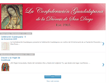 Tablet Screenshot of confederacionguadalupanasd.blogspot.com