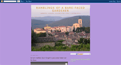 Desktop Screenshot of bare-faced-gardener.blogspot.com