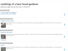 Tablet Screenshot of bare-faced-gardener.blogspot.com