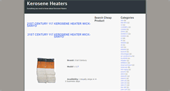 Desktop Screenshot of kerosene-heaters.blogspot.com