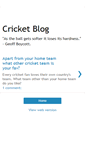 Mobile Screenshot of cricket-plus.blogspot.com