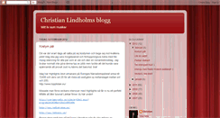 Desktop Screenshot of christianlindholm.blogspot.com